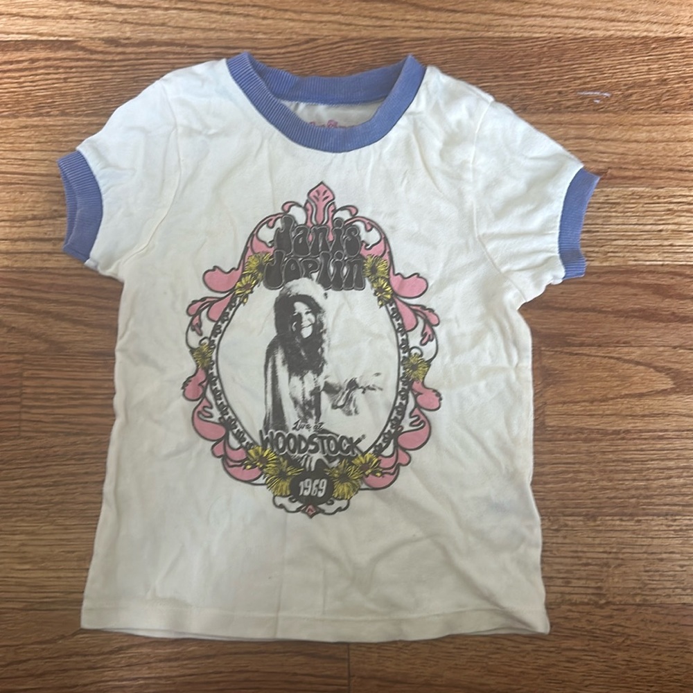 NWOT Kids Janis Joplin Tee